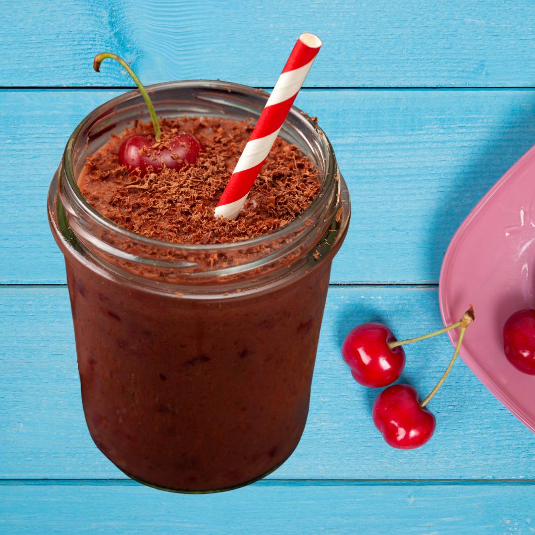 Non-Dairy Chocolate-Covered Cherry Milkshake