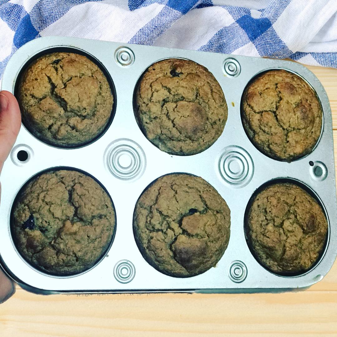 banana berry muffins sugar-free