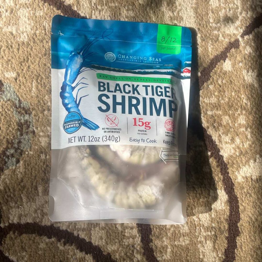 How do you cook black tiger shrimp?