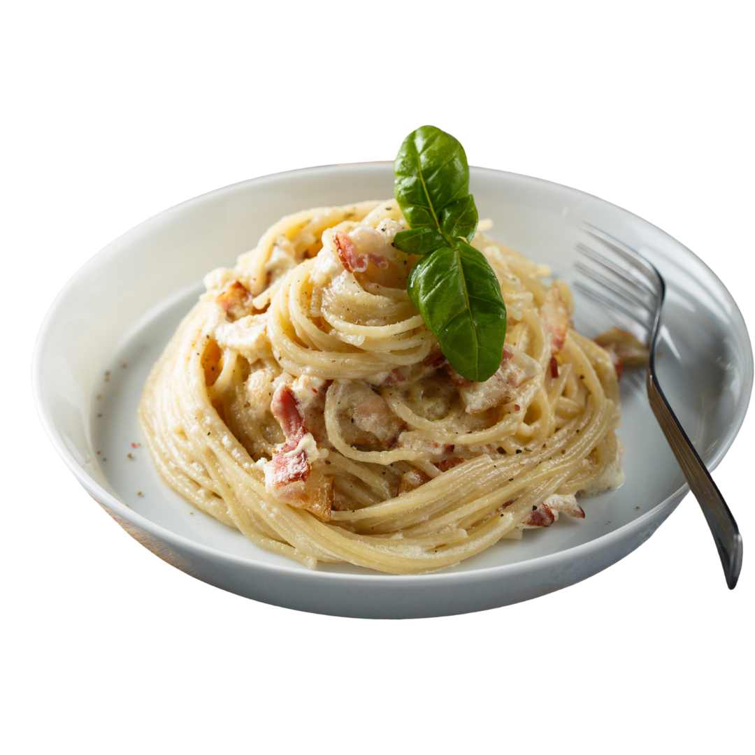 Simple pasta carbonara - Kiss The Cookbook