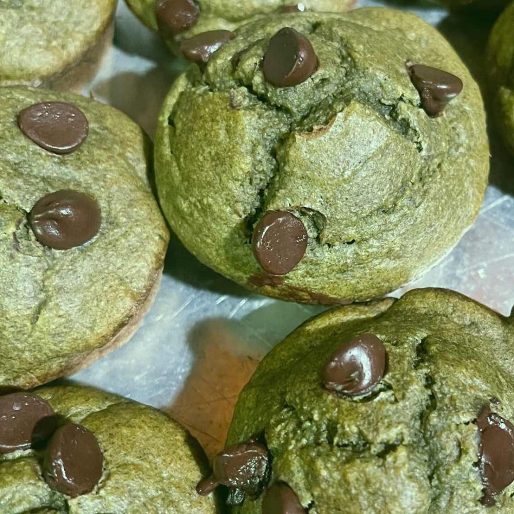 green leprechaun muffins