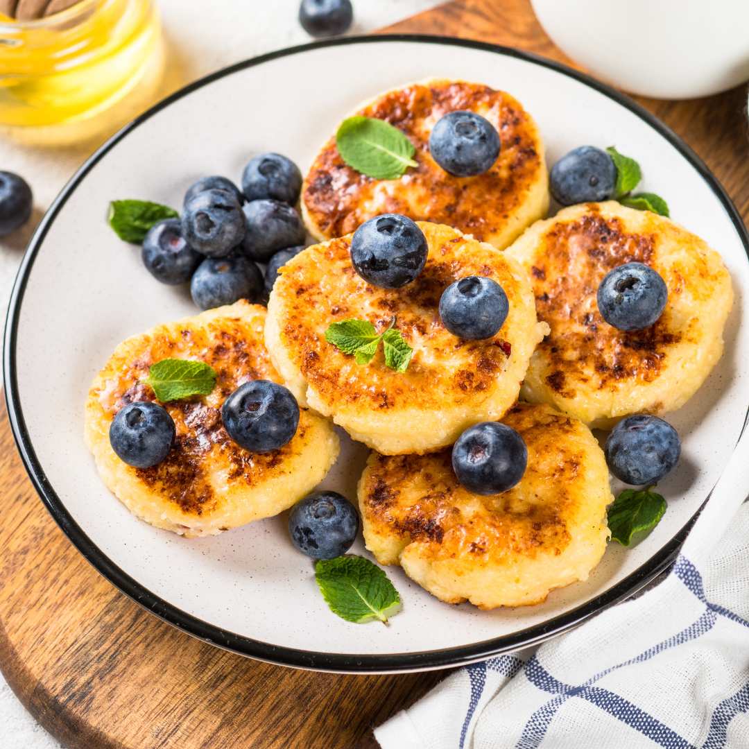 high protein cottage cheese pancakes
